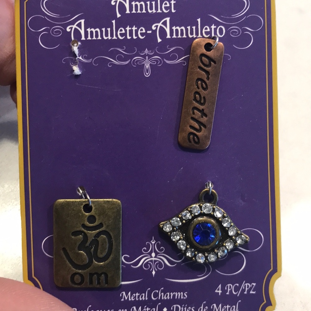 3 metal amulet pendants all pendants 5/$30